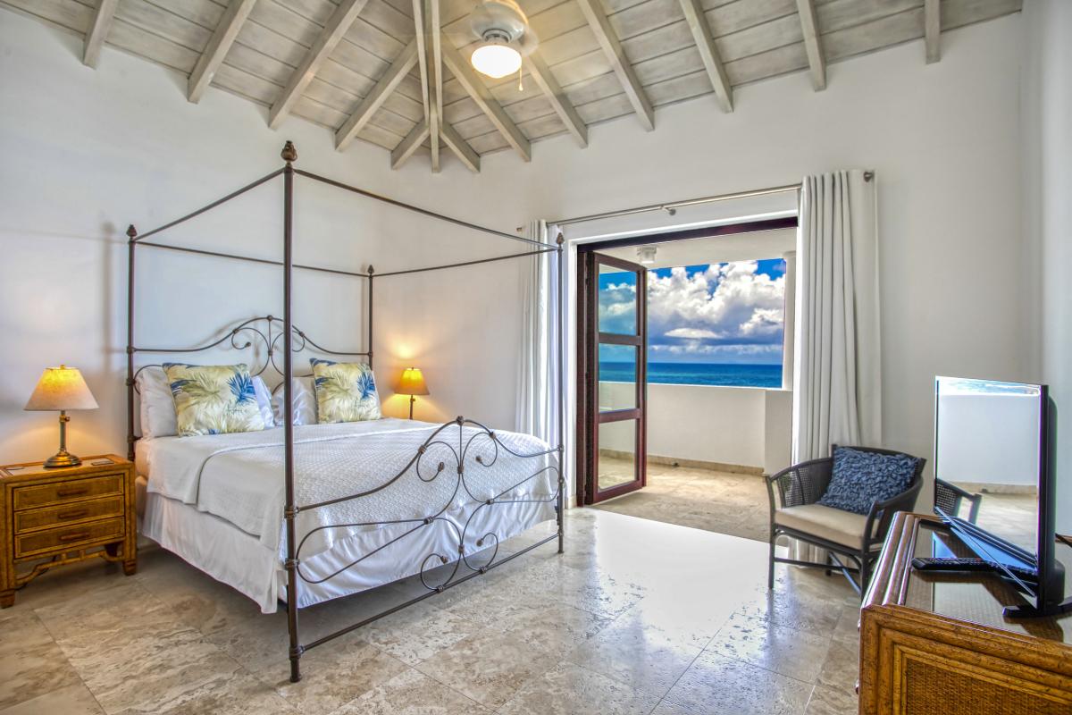 43_EtoiledeMer-Bedroom4_ villa 4 chambres piscine vue mer Cupecoy Saint Martin